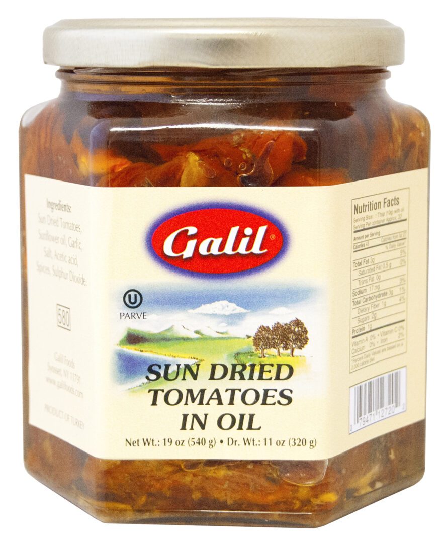 GALIL SUN DRIED TOMATO IN OIL Drumstick