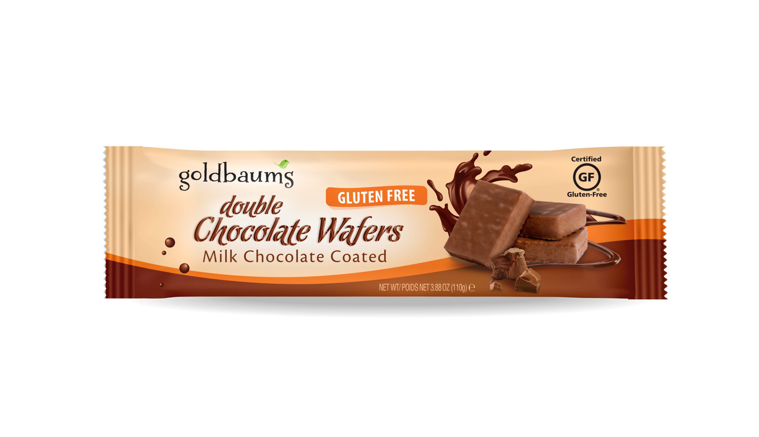 GOLDBAUMS DOUBLE CHOCOLATE COATED WAFERS