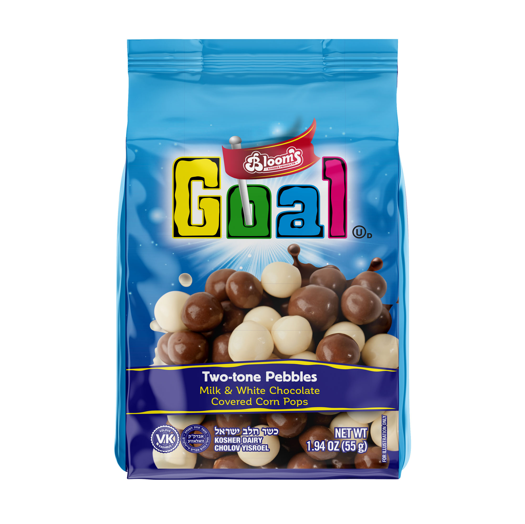 BLOOMS GOAL TWO-TONE CHOCOLATE PEBBLES