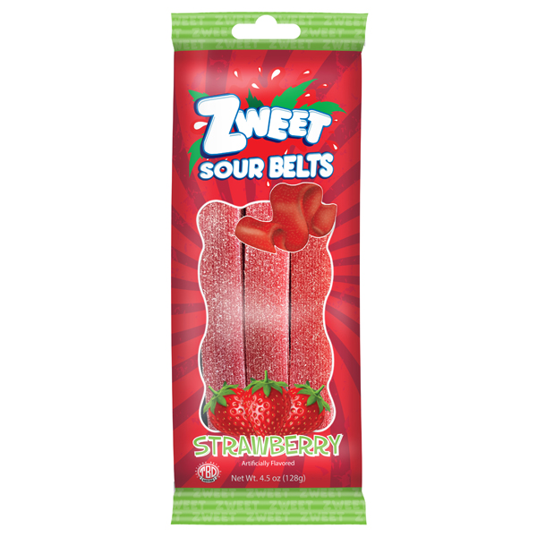GALIL ZWEET SOUR BELTS STRAWBERRY (LARGE)