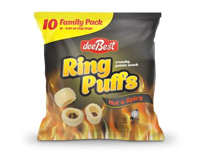 DEE BEST RING PUFFS HOT & SPICY FAMILY PACK