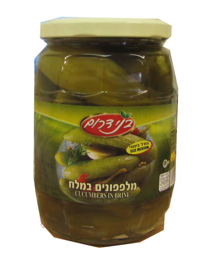 BNEI DAROM CUCUMBER IN BRINE (JAR) (KFP) Drumstick