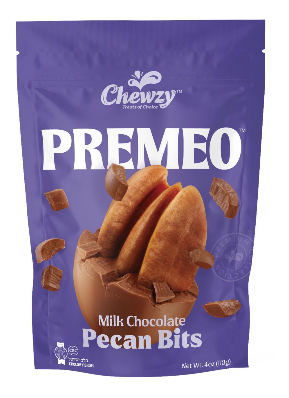 CHEWZY PREMEO MILK CHOCOLATE PECAN BITES