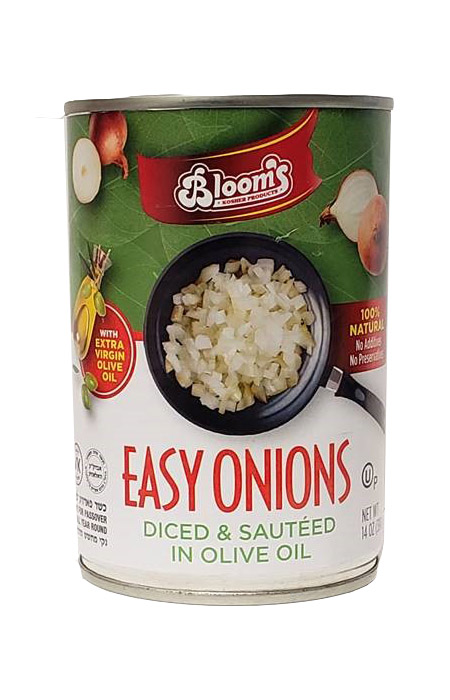 BLOOMS SAUTEED ONIONS IN OLIVE OIL (TINS) (KFP)