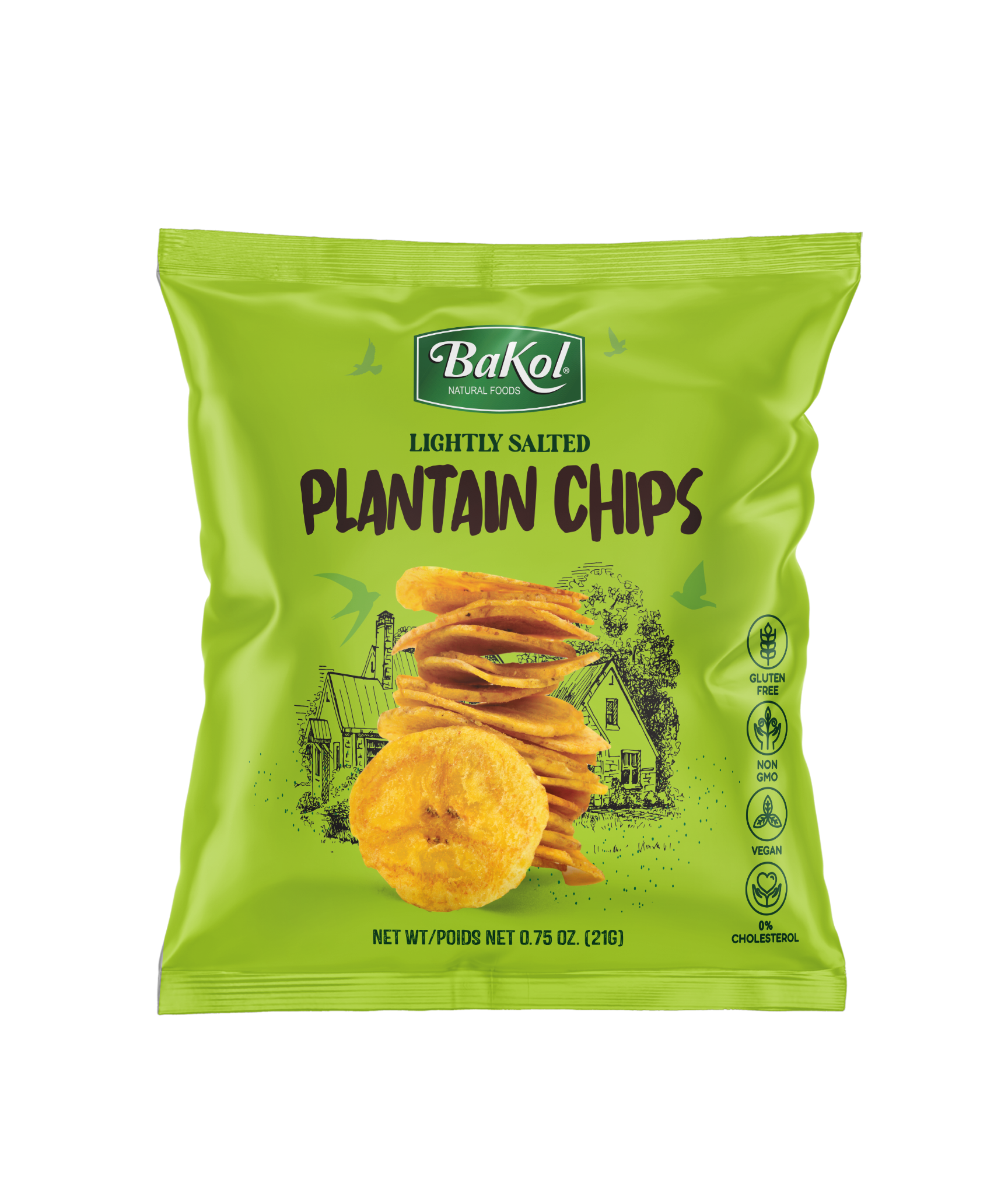 BAKOL LIGHTLY SALTED PLANTAIN CHIPS SMALL
