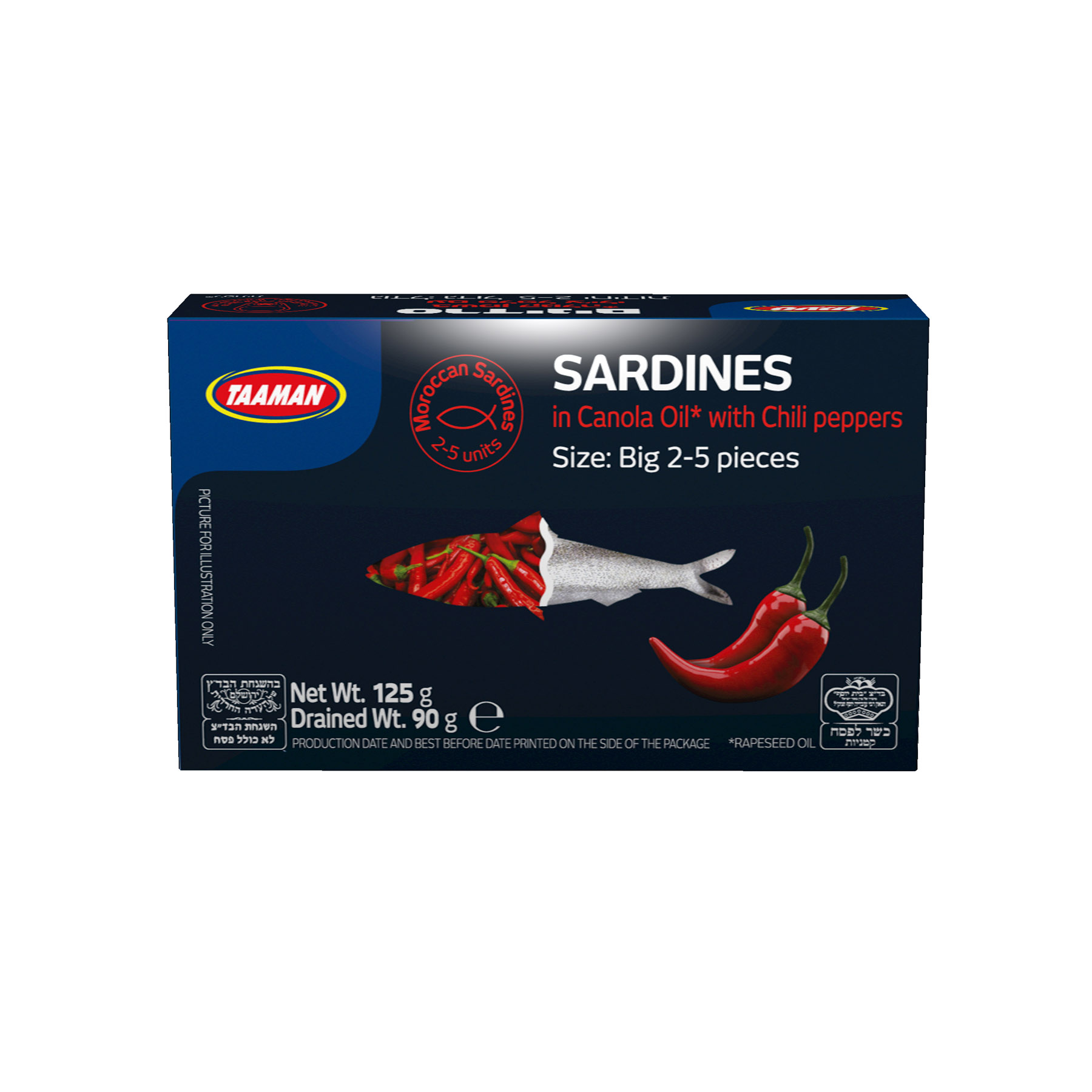 TAAMAN SARDINES IN CANOLA OIL WITH CHILI
