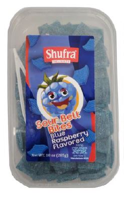 SHUFRA SOUR BELT BITES BLUE RASPBERRY