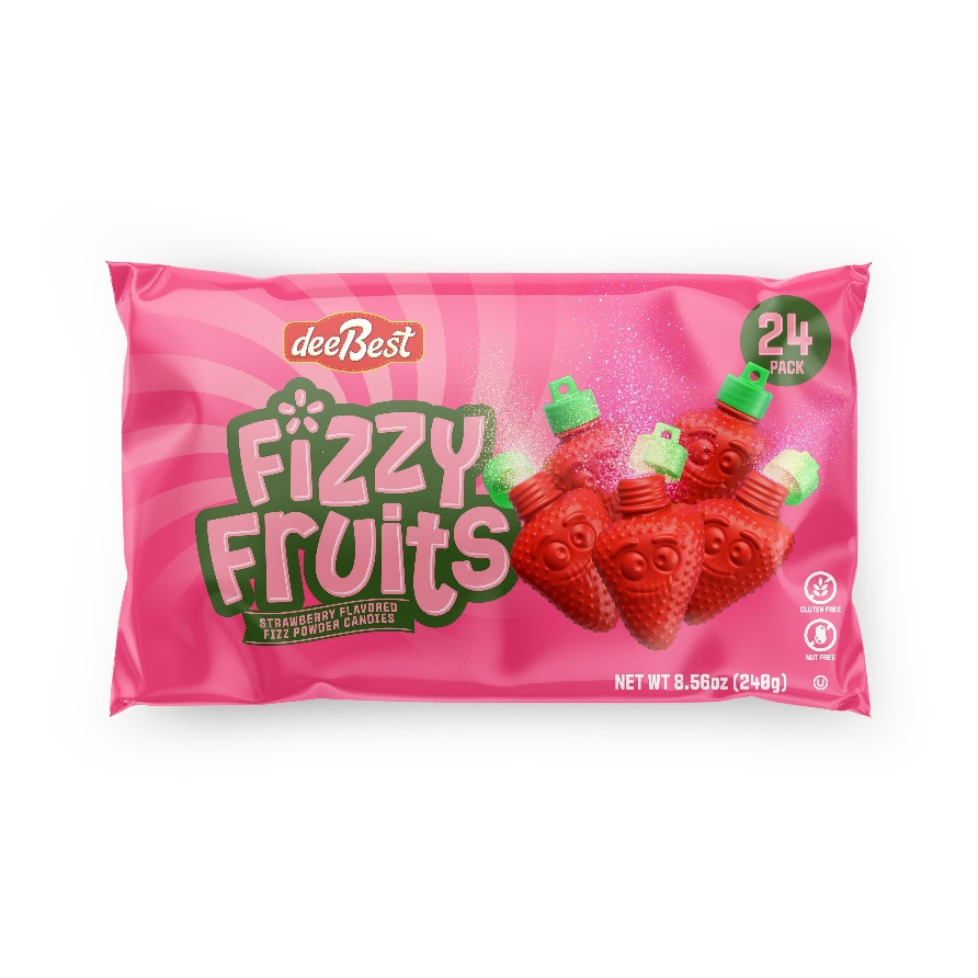 DEE BEST FIZZY FRUITS STRAWBERRY