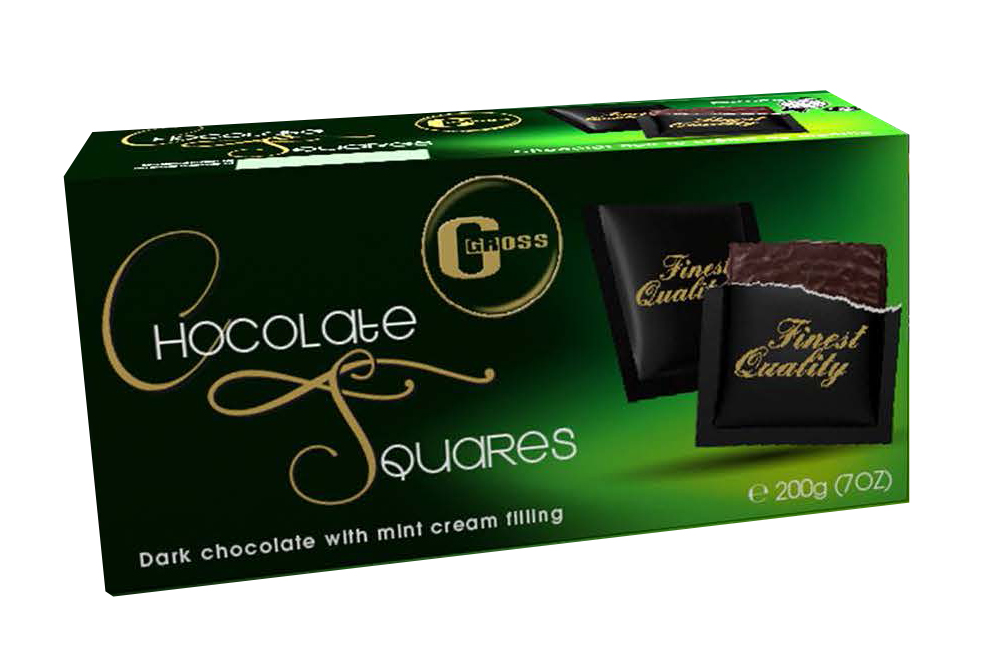 GROSS CHOCOLATE SQUARES MINT