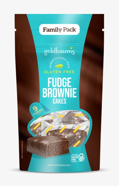 GOLDBAUMS FUDGE BROWNIE CAKES 9 PC