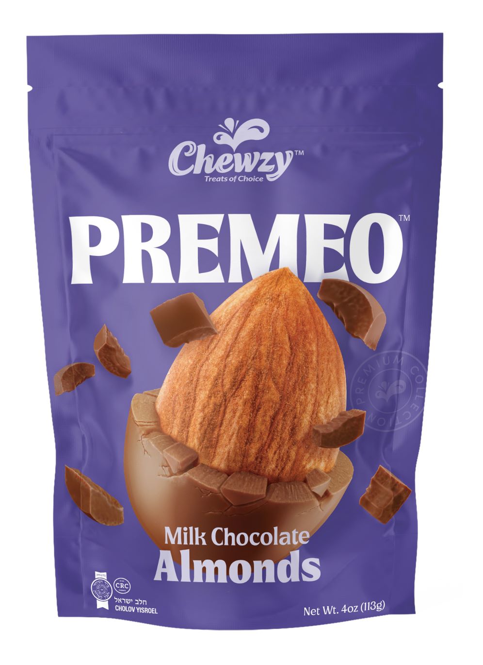 CHEWZY PREMEO MILK CHOCOLATE ALMONDS