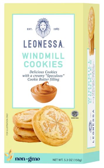 LEONESSA WINDMILL COOKIE WITH SPECULOOS COOKIE BUTTER FILLING