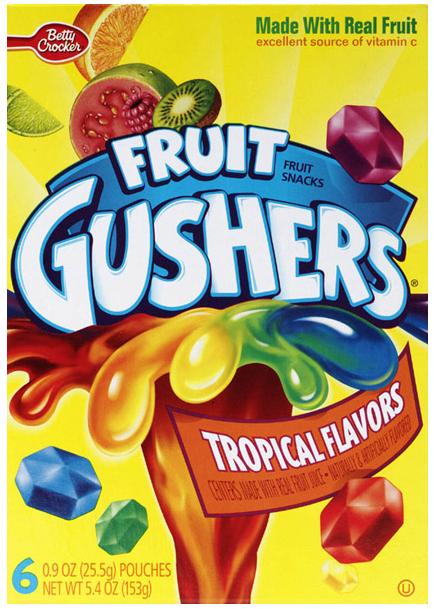 BLOOMS GUSHERS TROPICAL FLAVORS