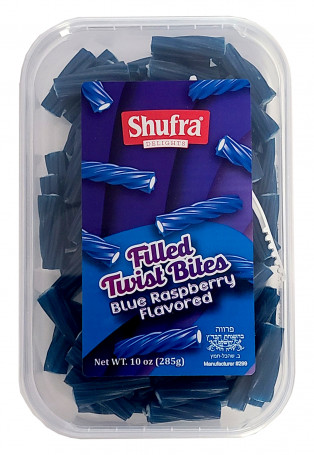 SHUFRA BLUE RASPBERRY FILLED TWIST BITES