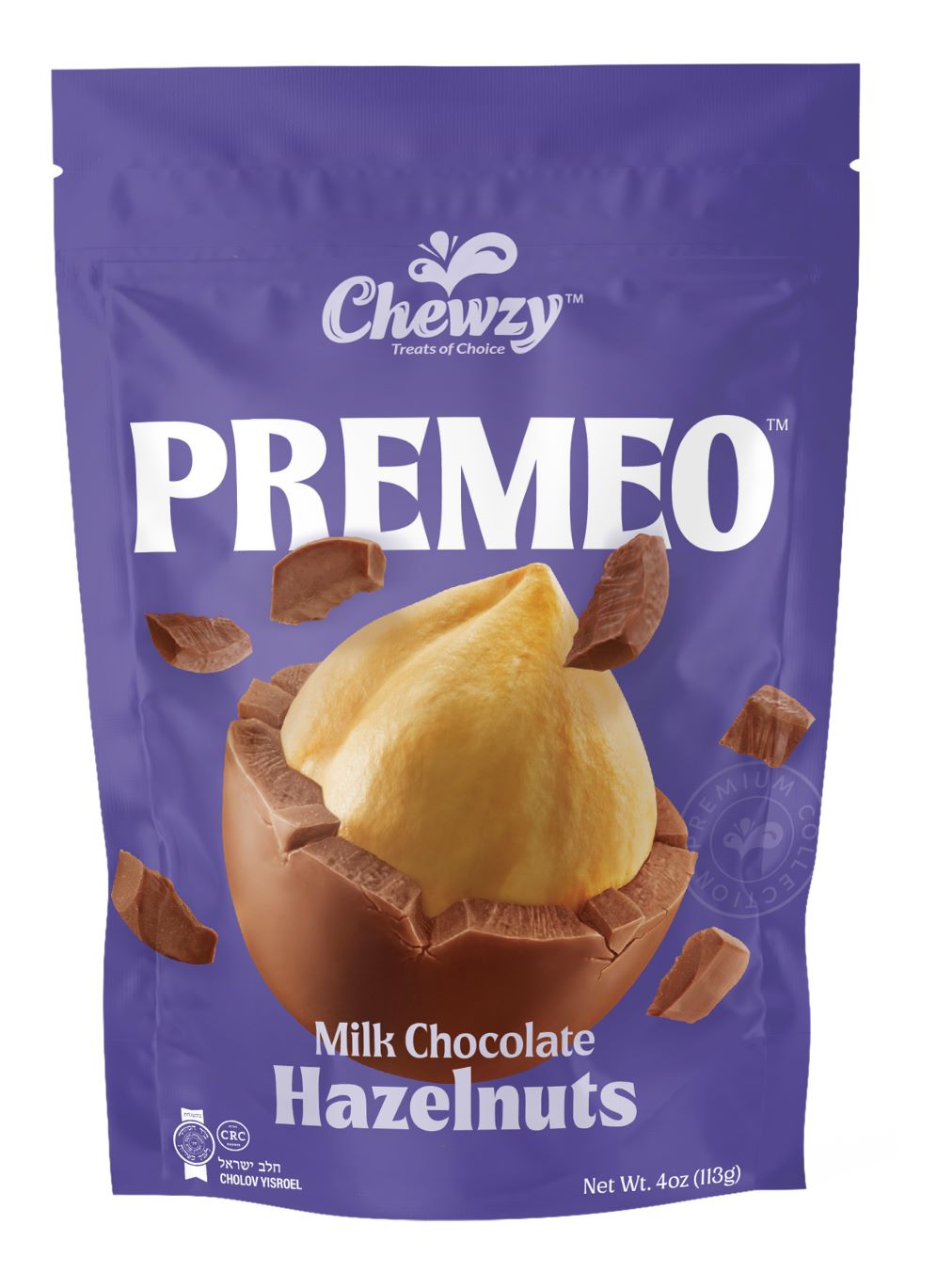 CHEWZY PREMEO MILK CHOCOLATE HAZELNUTS