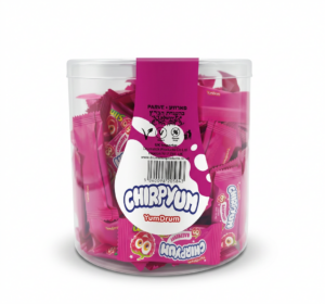 YUMDRUM CHIRPYUM RASPBERRY 120 pc