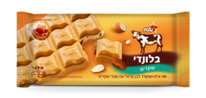 ELITE BLONDY CARAMEL & ALMOND CHOC BAR