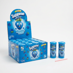 ZAZERS SIPPME STRAW CANDY BLUE RASPBERRY