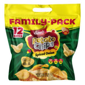 BLOOMS POTATO CHIPS SPICED ONION (12 PACK)