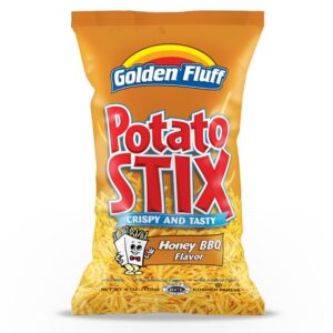 GOLDEN FLUFF POTATO STIX HONEY BBQ (LARGE)