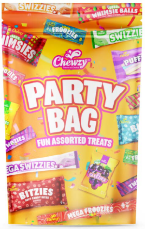 CHEWZY PARTY BAG ASSORTED TREATS