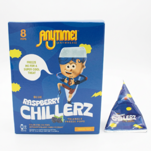 ANYTIME CHILLERZ FREEZE POPS BLUE RASPBERRY FLAVOUR (8 pc)