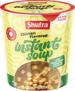 SHUFRA INSTANT SOUP CHICKEN FLV WITH ONION GARLIC CROUTONS