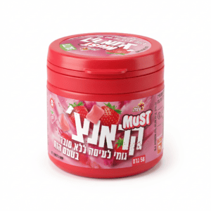ELITE MUST GUM CRUNCH STRAWBERRY