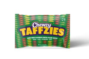 CHEWZY SOUR TAFFZIES CENTRE FILLED FRUIT TAFFIES