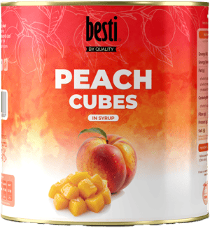 BESTI PEACH CUBES IN SYRUP